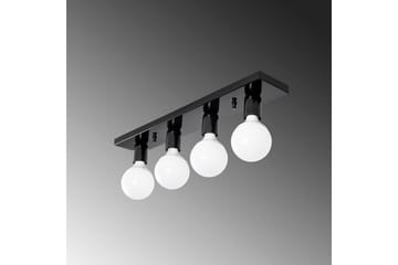 Taklampa Wostra Svart / Vit - Svart / Vit - Belysning - Lampor & belysning inomhus - Taklampa & takbelysning - Takplafond