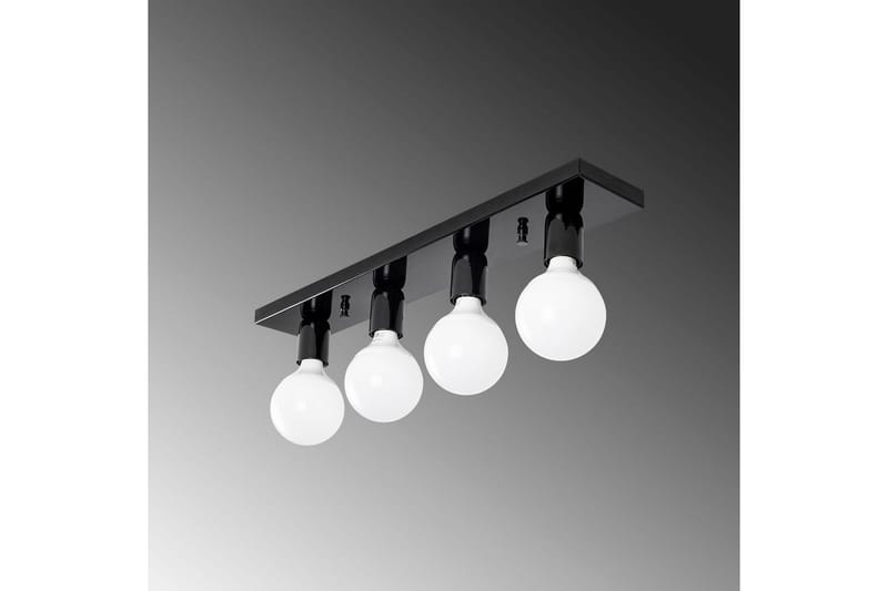 Taklampa Wostra Svart / Vit - Svart / Vit - Belysning - Lampor & belysning inomhus - Taklampa & takbelysning - Takplafond