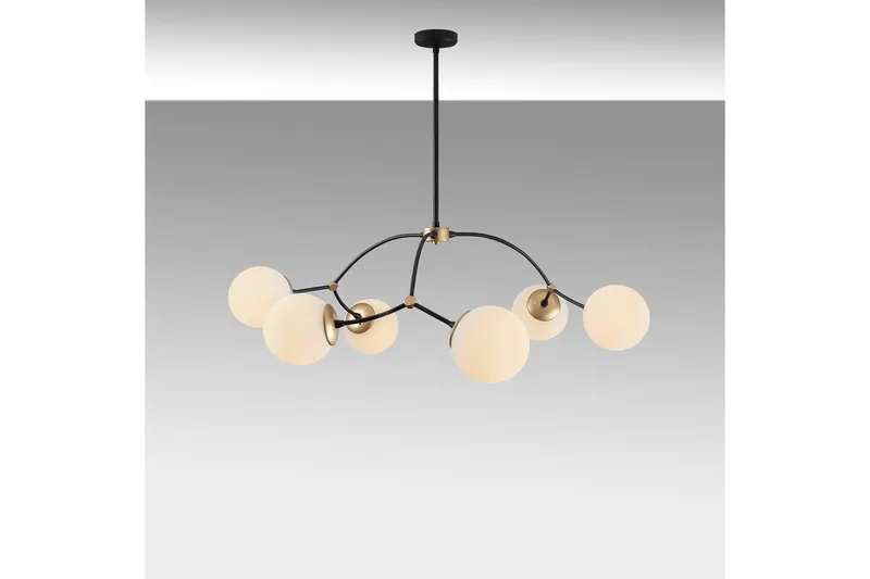 Taklampa Yenda Vit / Svart - Svart/Vit - Belysning - Lampor & belysning inomhus - Taklampa & takbelysning - Kökslampa & taklampa kök