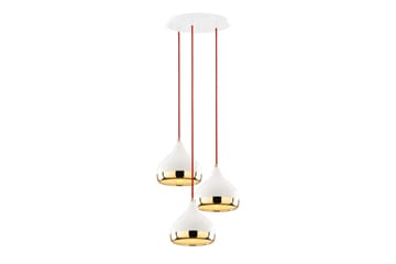 Taklampa Yildo Vit/Röd/Guld - Opviq - Belysning - Lampor & belysning inomhus - Taklampa & takbelysning