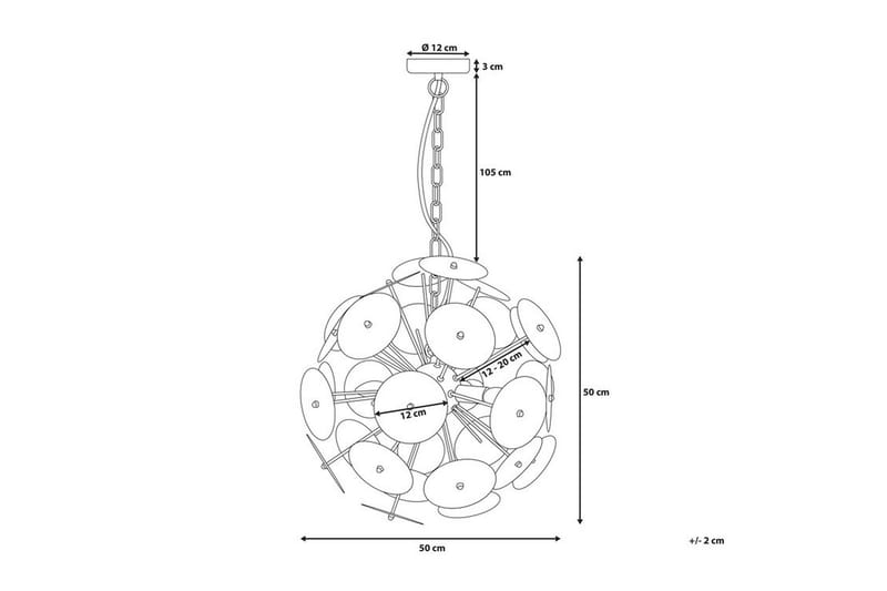 Taklampa Zambezi 50 cm - Koppar - Taklampa sovrum - Kökslampa & taklampa kök - Hall lampa - Fönsterlampa - Pendellampa & hänglampa - Taklampa vardagsrum - Fönsterlampa hängande - Taklampa & takbelysning