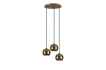 Taklampa Zana Vintage Jaromere Tre - Guld - Belysning - Lampor & belysning inomhus - Taklampa & takbelysning - Kökslampa & taklampa kök