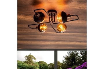 Taklampa Zarethia Svart / Koppar - Koppar/Svart - Belysning - Lampor & belysning inomhus - Taklampa & takbelysning - Takplafond