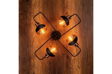 Taklampa Zarethia Svart / Koppar - Koppar/Svart - Belysning - Lampor & belysning inomhus - Taklampa & takbelysning - Takplafond