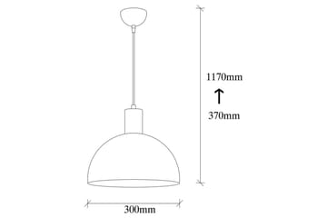 Taklampa Zephyra Svart / Rany - Svart - Belysning - Lampor & belysning inomhus - Taklampa & takbelysning - Kökslampa & taklampa kök