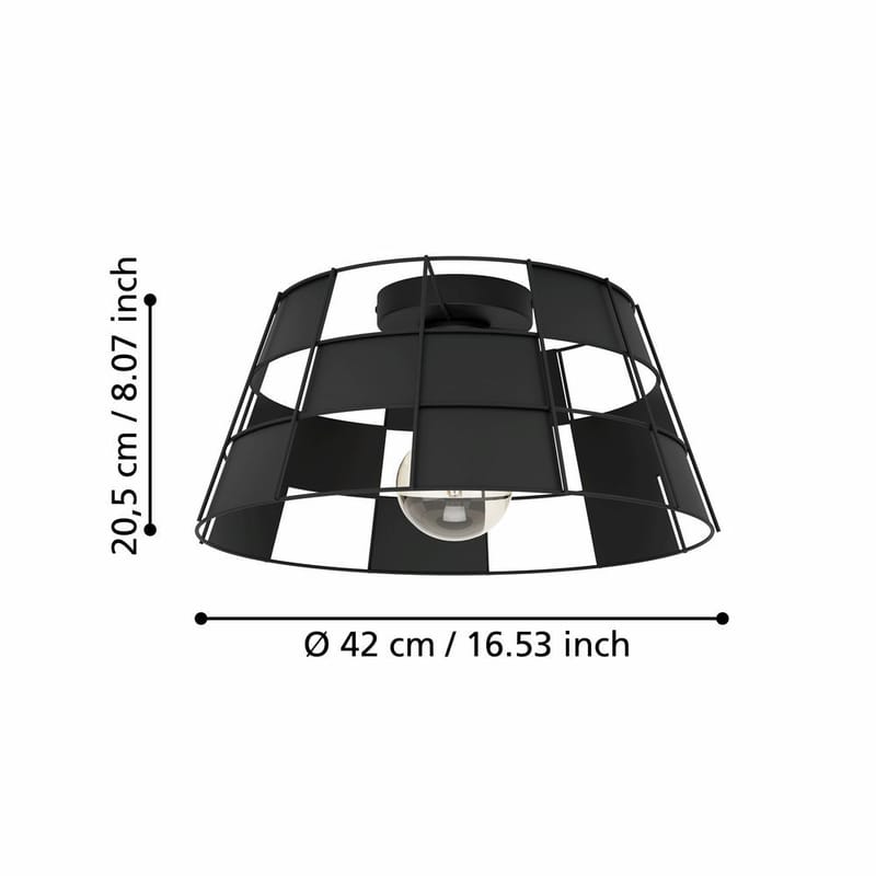 Taklampa Pontefract - 42 cm - Belysning - Lampor & belysning inomhus - Taklampa & takbelysning - Takplafond