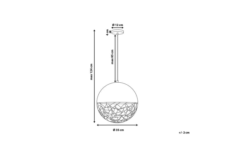 Taklampa Padma 35 cm - Guld - Belysning - Lampor & belysning inomhus - Taklampa & takbelysning - Kökslampa & taklampa kök