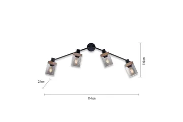 Taklampa Pasqual - 110x25x114 cm - Belysning - Lampor & belysning inomhus - Taklampa & takbelysning - Takplafond