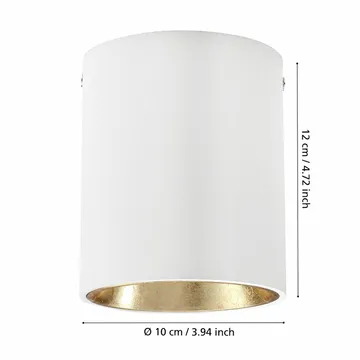 Taklampa Polasso - Vit/Guld - Belysning - Lampor & belysning inomhus - Taklampa & takbelysning - Takplafond