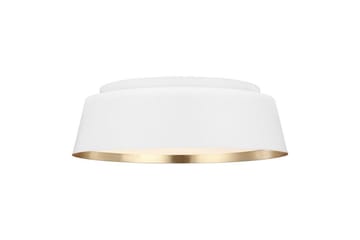 Takmonterad Feiss Asher Matt vit och guld - Matt vit och guld - Belysning - Lampor & belysning inomhus - Taklampa & takbelysning - Takplafond