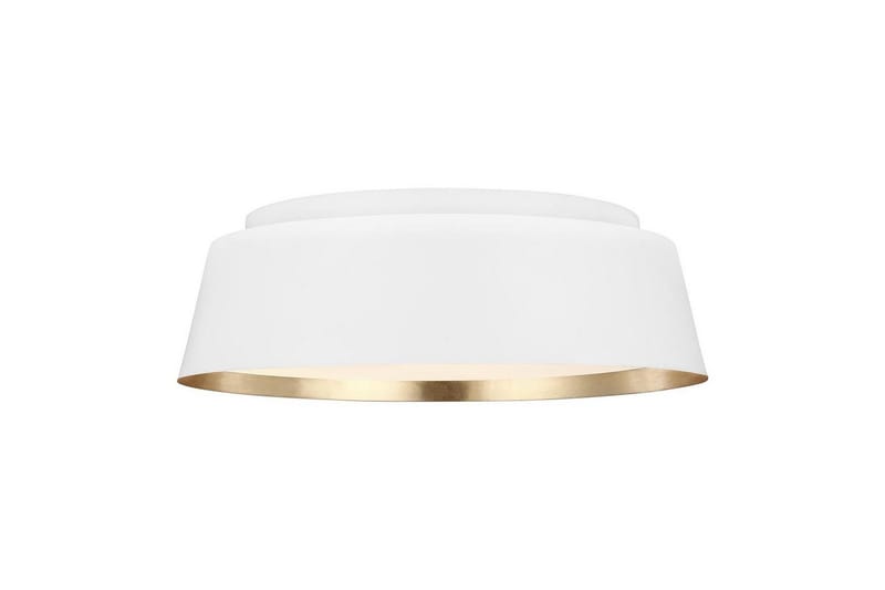 Takmonterad Feiss Asher Matt vit och guld - Matt vit och guld - Belysning - Lampor & belysning inomhus - Taklampa & takbelysning - Takplafond