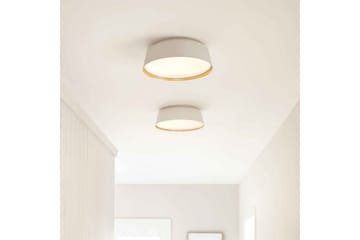 Takmonterad Feiss Asher Matt vit och guld - Matt vit och guld - Belysning - Lampor & belysning inomhus - Taklampa & takbelysning - Takplafond