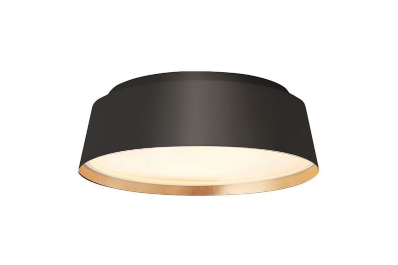 Takmonterad Feiss Asher Midnattsvart & Guld, Midnattsvart & Guld