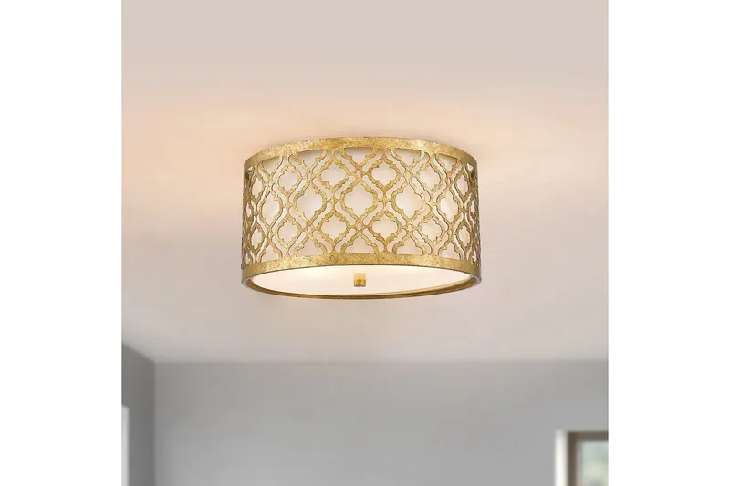 Takmonterad Gilded Nola Arabella - Belysning - Lampor & belysning inomhus - Taklampa & takbelysning - Takplafond