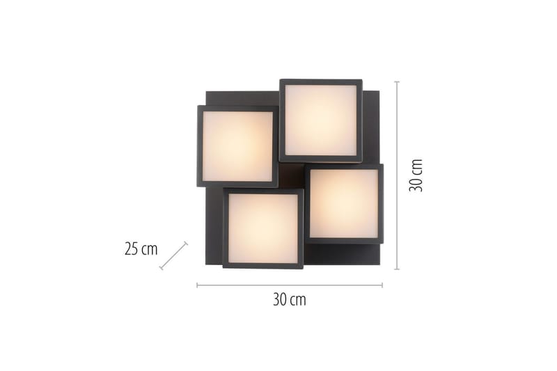 Tetris Just Light Taklampa - Black - Belysning - Lampor & belysning inomhus - Taklampa & takbelysning - Takplafond