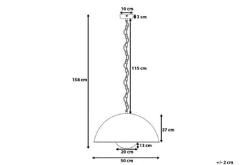 Thames Ii Taklampa 50 cm - Svart - Belysning - Lampor & belysning inomhus - Taklampa & takbelysning - Kökslampa & taklampa kök