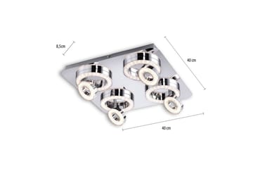 Tim Just Light Taklampa - Chrome - Belysning - Lampor & belysning inomhus - Taklampa & takbelysning - Takplafond