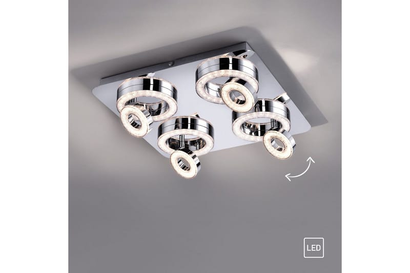 Tim Just Light Taklampa - Chrome - Belysning - Lampor & belysning inomhus - Taklampa & takbelysning - Takplafond