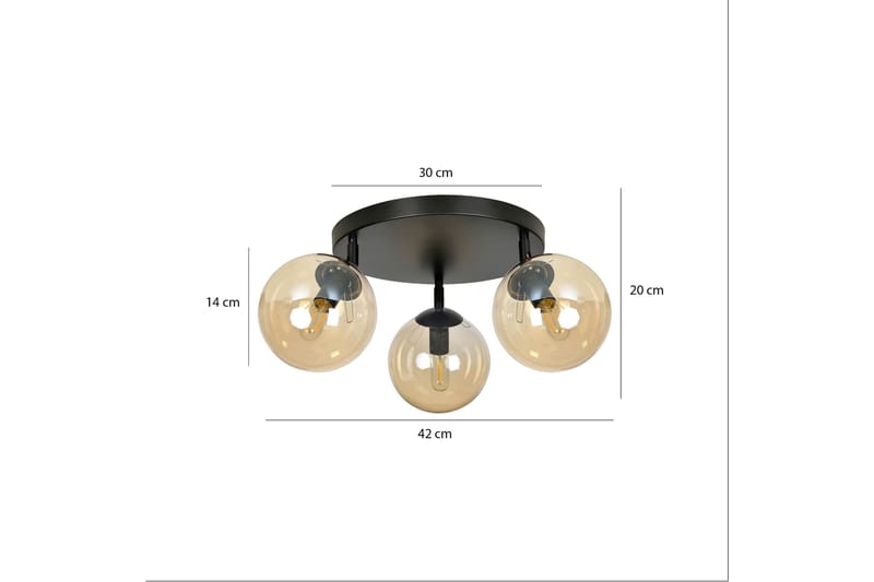 Tofi 3A Premium taklampa Svart - Scandinavian Choice - Taklampa sovrum - Kökslampa & taklampa kök - Hall lampa - Fönsterlampa - Pendellampa & hänglampa - Taklampa vardagsrum - Fönsterlampa hängande - Taklampa & takbelysning