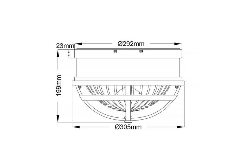 Tollis Kichler Taklampa - Brass||White - Belysning - Lampor & belysning inomhus - Taklampa & takbelysning - Takplafond