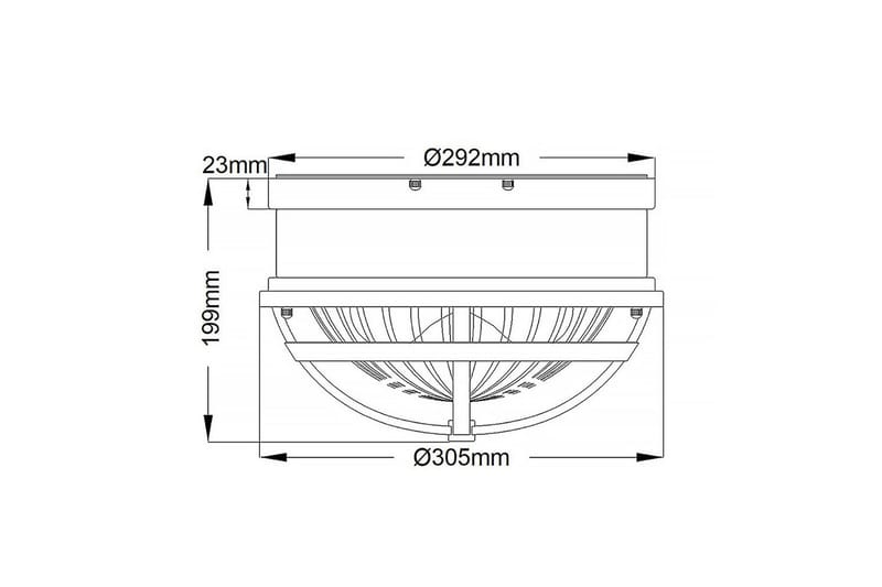 Tollis Kichler Taklampa - Silver||White - Belysning - Lampor & belysning inomhus - Taklampa & takbelysning - Takplafond