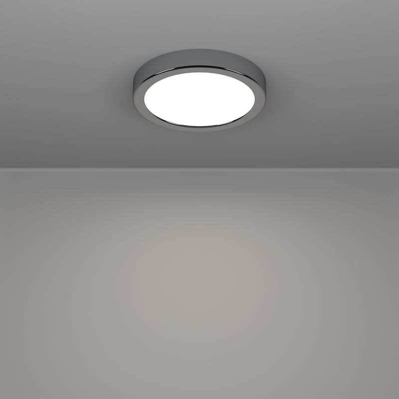 Utanpåliggande lampa Fueva Rund - Krom - Belysning - Lampor & belysning inomhus - Taklampa & takbelysning - Takplafond