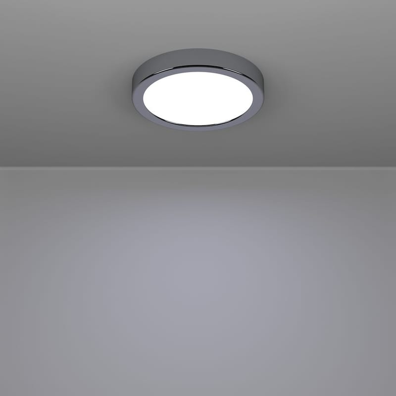 Utanpåliggande lampa Fueva Rund - Krom - Belysning - Lampor & belysning inomhus - Taklampa & takbelysning - Takplafond