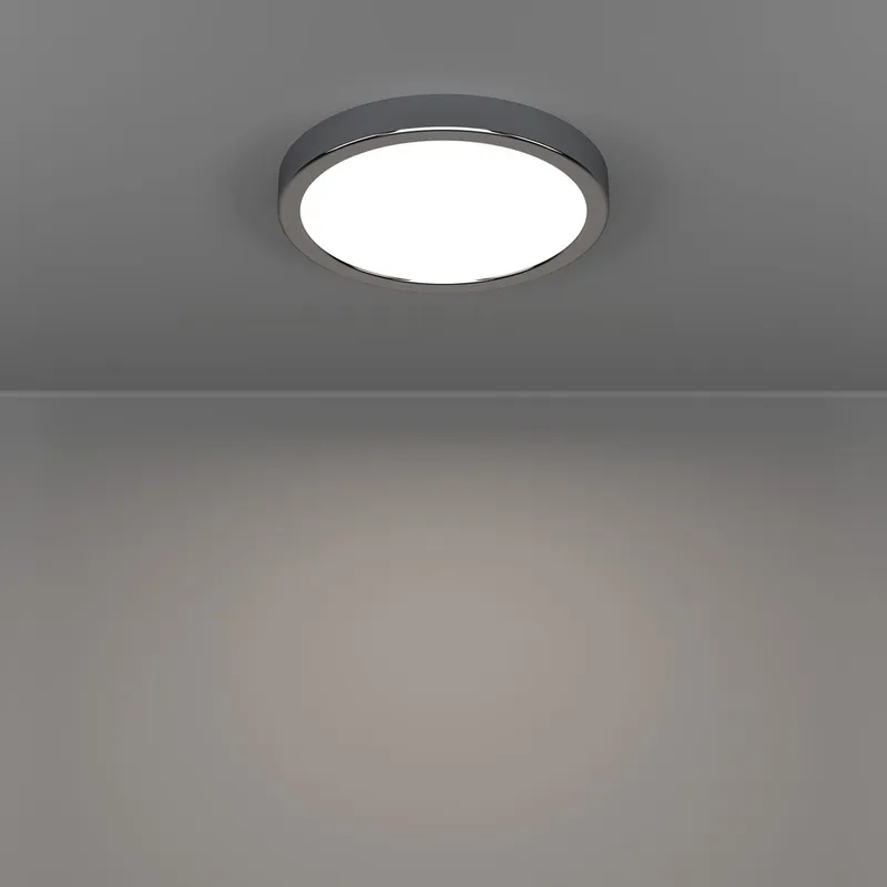 Utanpåliggande lampa Fueva Rund - Krom - Belysning - Lampor & belysning inomhus - Taklampa & takbelysning - Takplafond