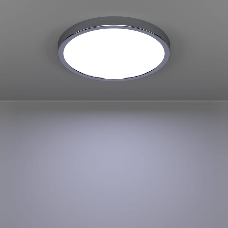 Utanpåliggande lampa Fueva Rund - Krom - Belysning - Lampor & belysning inomhus - Taklampa & takbelysning - Takplafond