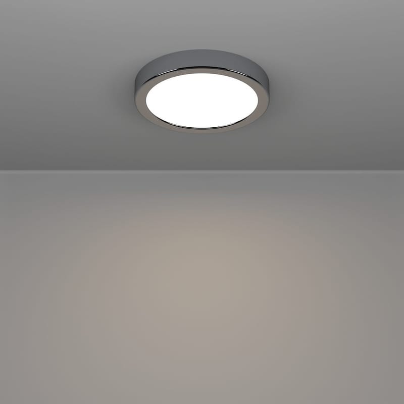 Utanpåliggande lampa Fueva Rund - Krom - Belysning - Lampor & belysning inomhus - Taklampa & takbelysning - Takplafond