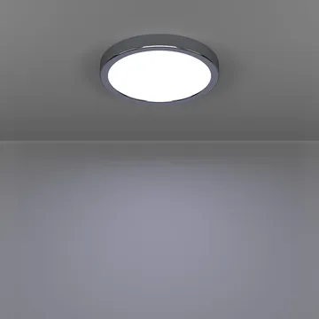 Utanpåliggande lampa Fueva Rund - Krom - Belysning - Lampor & belysning inomhus - Taklampa & takbelysning - Takplafond