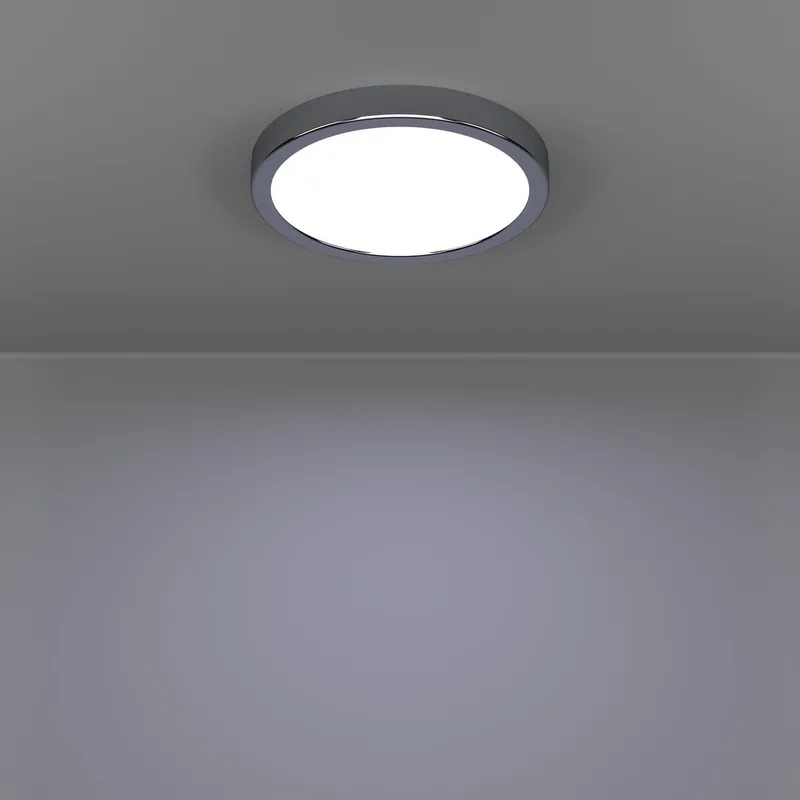 Utanpåliggande lampa Fueva Rund - Krom - Belysning - Lampor & belysning inomhus - Taklampa & takbelysning - Takplafond