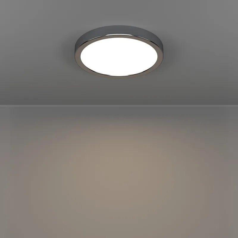 Utanpåliggande lampa Fueva Rund - Krom - Belysning - Lampor & belysning inomhus - Taklampa & takbelysning - Takplafond