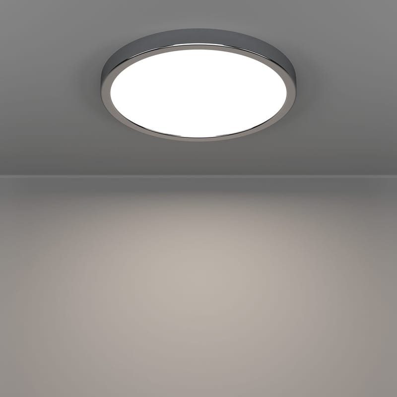 Utanpåliggande lampa Fueva Rund - Krom - Belysning - Lampor & belysning inomhus - Taklampa & takbelysning - Takplafond