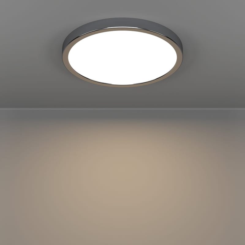 Utanpåliggande lampa Fueva Rund - Krom - Belysning - Lampor & belysning inomhus - Taklampa & takbelysning - Takplafond