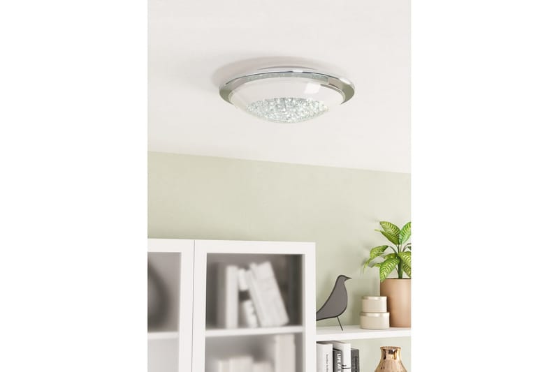 Vägg-/Taklampa Eglo Acolla - Vit - Belysning - Lampor & belysning inomhus - Taklampa & takbelysning - Kristallkrona & takkrona