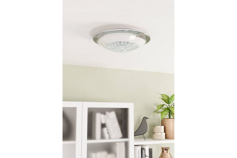 Vägg-/Taklampa Eglo Acolla - Vit - Belysning - Lampor & belysning inomhus - Taklampa & takbelysning - Kristallkrona & takkrona