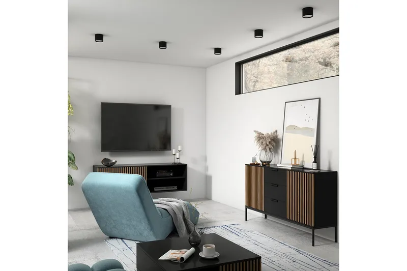 Vallum Plafond - Svart - Belysning - Lampor & belysning inomhus - Taklampa & takbelysning - Takplafond