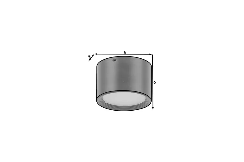 Vallum Plafond Rund - Svart - Belysning - Lampor & belysning inomhus - Taklampa & takbelysning - Takplafond