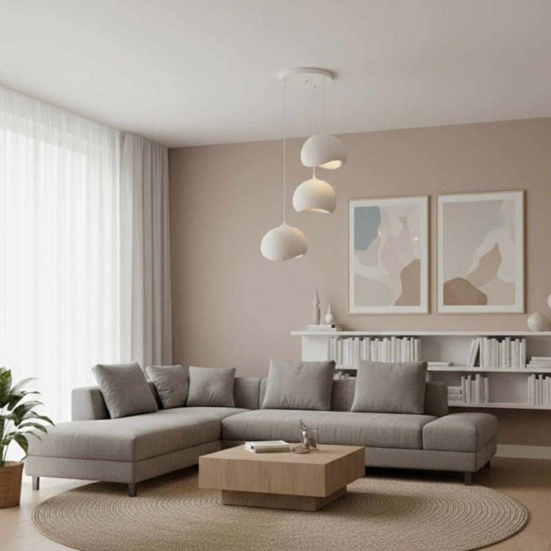 Vyrel Pendellampa - Vit - Belysning - Lampor & belysning inomhus - Taklampa & takbelysning - Kristallkrona & takkrona