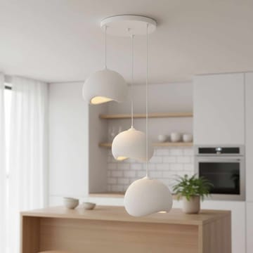 Vyrel Pendellampa - Vit - Belysning - Lampor & belysning inomhus - Taklampa & takbelysning - Kristallkrona & takkrona