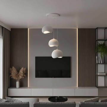 Vyrel Pendellampa - Vit - Belysning - Lampor & belysning inomhus - Taklampa & takbelysning - Kristallkrona & takkrona