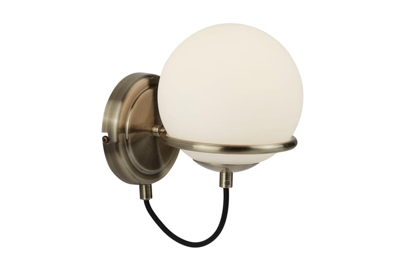 Wall Sphere Bracket 1L Mässing/Glas - Searchlight - Taklampa sovrum - Kökslampa & taklampa kök - Hall lampa - Fönsterlampa - Pendellampa & hänglampa - Taklampa vardagsrum - Fönsterlampa hängande - Taklampa & takbelysning