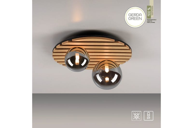 Widow Just Light Taklampa - Wood - Belysning - Lampor & belysning inomhus - Taklampa & takbelysning - Takplafond