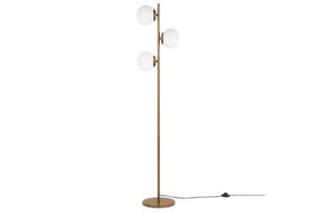 Thaslo Golvlampa 153 cm - Guld/Vit - Belysning - Lampor & belysning inomhus - Golvlampa