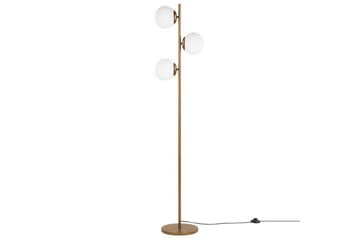 Thaslo Golvlampa 153 cm - Guld/Vit - Belysning - Lampor & belysning inomhus - Golvlampa
