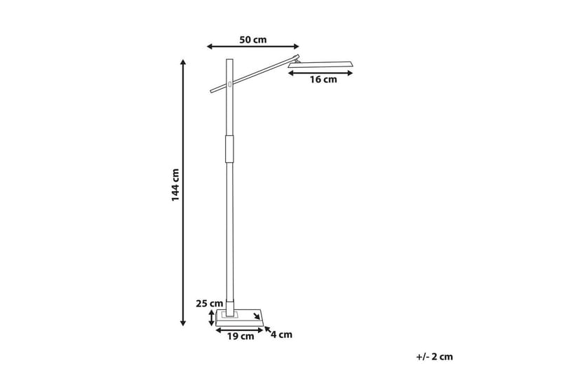 Tyrekli Golvlampa 144 cm - Silver - Belysning - Lampor & belysning inomhus - Golvlampa