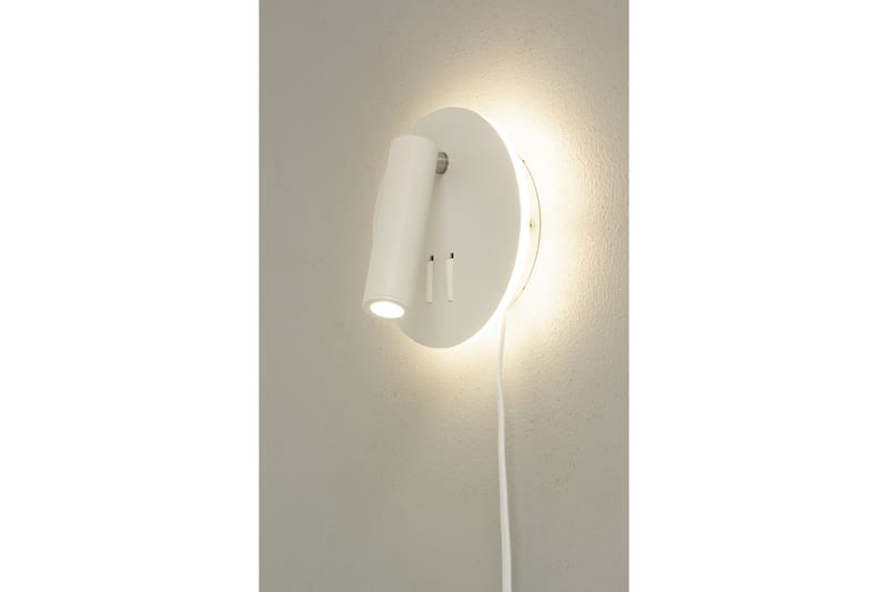 ACE vägglampa, vit - Aneta Lighting - Väggarmatur - Sänglampa vägg - Vägglampa