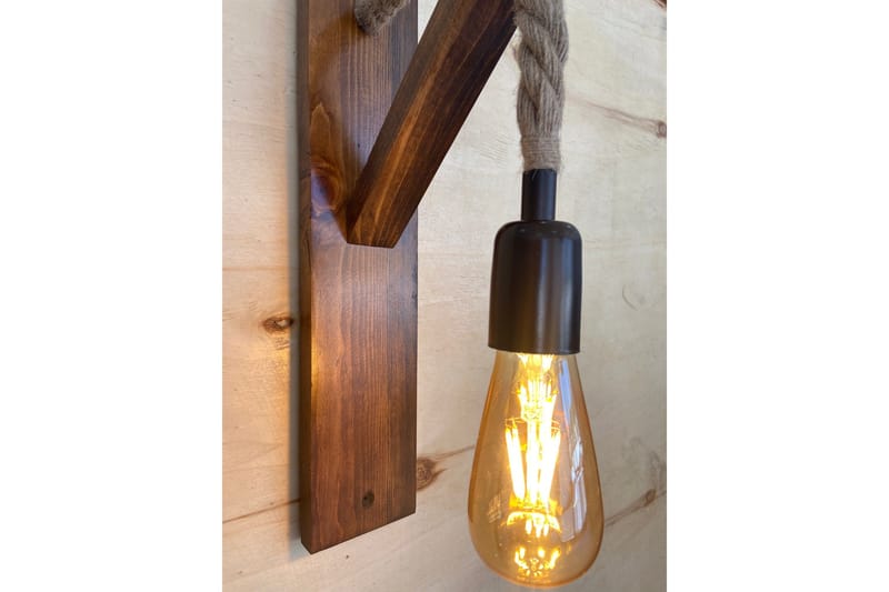 All Design Vägglampa - Valnöt - Belysning - Lampor & belysning inomhus - Vägglampa