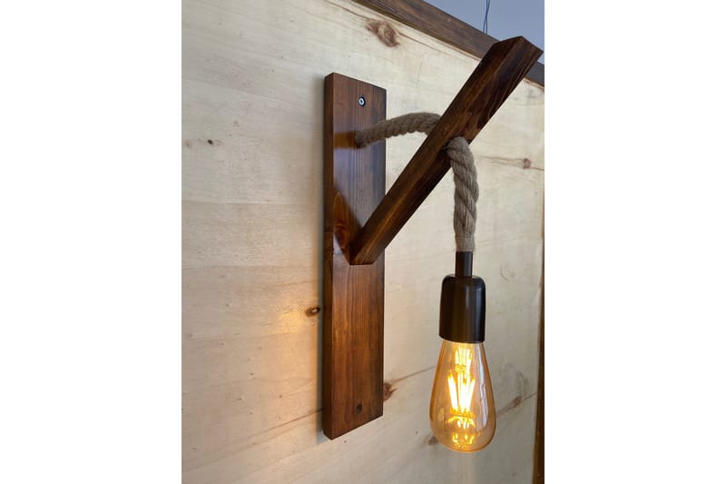 All Design Vägglampa - Valnöt - Belysning - Lampor & belysning inomhus - Vägglampa